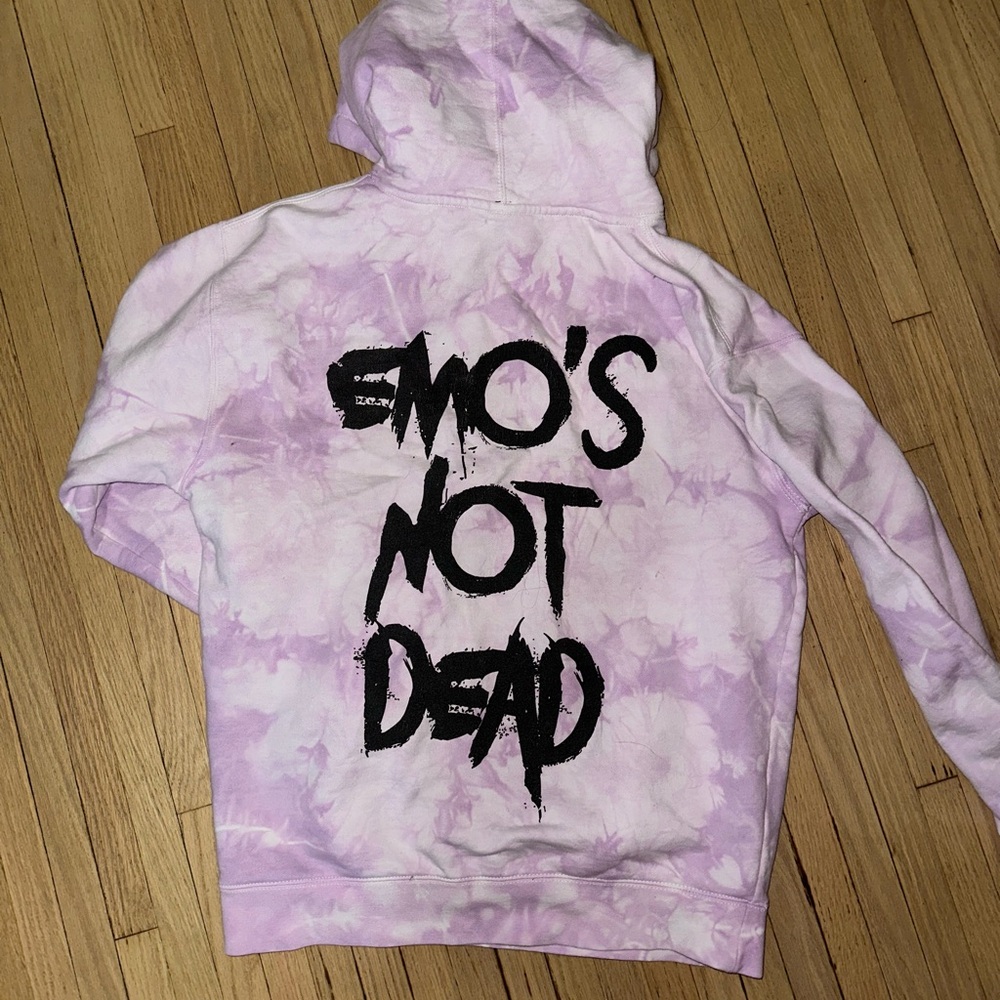 Sold Out Emo's Not Dead Purple Tie-Dye Hoodie